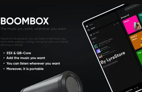 Advanced Boombox Script [STG BOOMBOX]